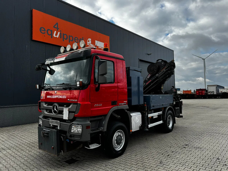 Mercedes-Benz Actros 2046 4x4 / FULL SPRING / HIAB 288 EP 5 HIPRO Crane / EURO-5 - Kravas auto ar manipulatoru: foto 3 Mercedes-Benz Actros 2046 4x4 / FULL SPRING / HIAB 288 EP 5 HIPRO Crane / EURO-5 - Kravas auto ar manipulatoru: foto 3