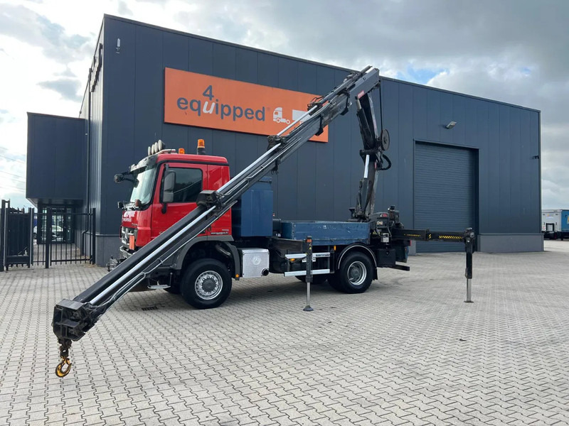 Mercedes-Benz Actros 2046 4x4 / FULL SPRING / HIAB 288 EP 5 HIPRO Crane / EURO-5 - Kravas auto ar manipulatoru: foto 4 Mercedes-Benz Actros 2046 4x4 / FULL SPRING / HIAB 288 EP 5 HIPRO Crane / EURO-5 - Kravas auto ar manipulatoru: foto 4