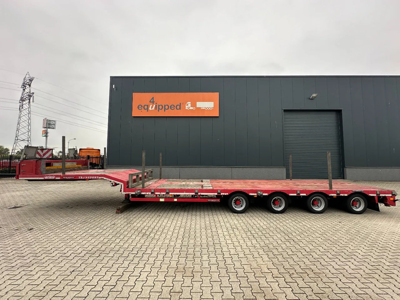 Nooteboom MCO-50-04V 4-axle lowloader, 4x hydraulic steering, 6700mm extendable, floor height: 785mm, NL-trailer, APK: 11/2025 - Puspiekabe zema profila platforma: foto 5 Nooteboom MCO-50-04V 4-axle lowloader, 4x hydraulic steering, 6700mm extendable, floor height: 785mm, NL-trailer, APK: 11/2025 - Puspiekabe zema profila platforma: foto 5