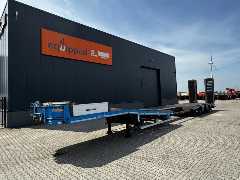 Nooteboom OSD-48-03V lowloader, hydraulic ramps + platform, 370cm extendable, SAF + drum, NL-trailer - Puspiekabe zema profila platforma: foto 1 Nooteboom OSD-48-03V lowloader, hydraulic ramps + platform, 370cm extendable, SAF + drum, NL-trailer - Puspiekabe zema profila platforma: foto 1