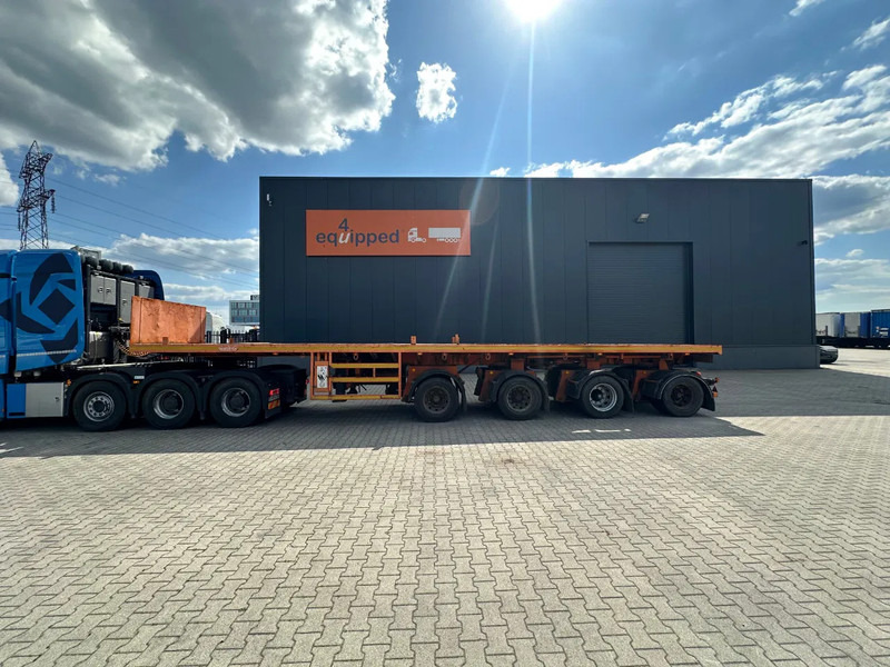 Nooteboom OVB-73-04, 73 tons Ballast trailer, 4 axles, 3 hydraulic steering axles, MOT 12/2025 - Bortu puspiekabe/ Platforma: foto 2 Nooteboom OVB-73-04, 73 tons Ballast trailer, 4 axles, 3 hydraulic steering axles, MOT 12/2025 - Bortu puspiekabe/ Platforma: foto 2