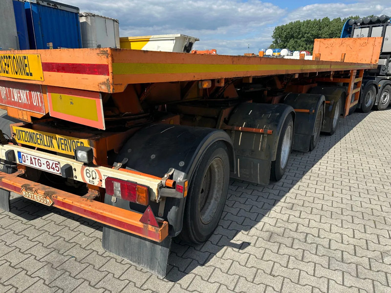 Nooteboom OVB-73-04, 73 tons Ballast trailer, 4 axles, 3 hydraulic steering axles, MOT 12/2025 - Bortu puspiekabe/ Platforma: foto 4 Nooteboom OVB-73-04, 73 tons Ballast trailer, 4 axles, 3 hydraulic steering axles, MOT 12/2025 - Bortu puspiekabe/ Platforma: foto 4