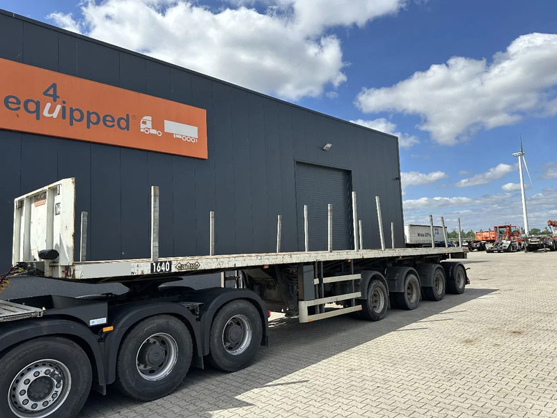 Nooteboom OVB-73-04, 73 tons Ballast trailer, 4 axles, 3 hydraulic steering axles - Bortu puspiekabe/ Platforma: foto 1 Nooteboom OVB-73-04, 73 tons Ballast trailer, 4 axles, 3 hydraulic steering axles - Bortu puspiekabe/ Platforma: foto 1