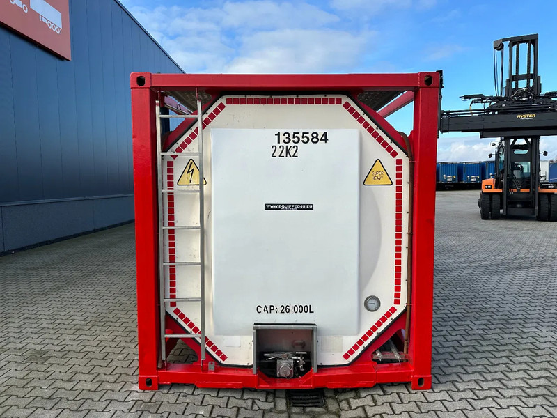 Tank konteiners pārvadāšana degvielas SINGAMAS 20FT ISO, 26.000L/1-COMP/3 BAFFELS/3 manholes, ADR inspectio valid till: 07/2025: foto 6