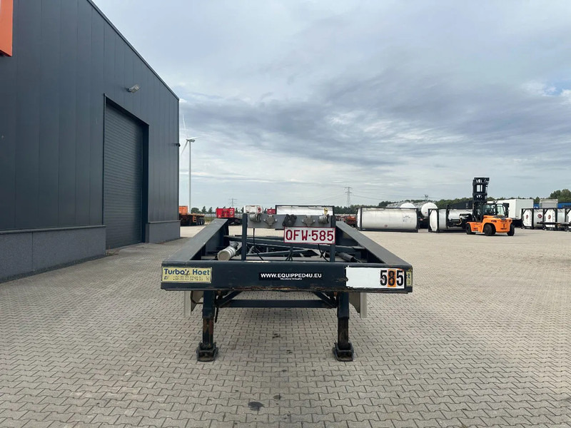Puspiekabe noņemamā virsbūve/ Konteineru vedējs TURBOS HOET Turbo's Hoet 20FT High Cube GOOSENECK ADR CHASSIS / BPW + DISC / ADR (FL, AT, OX) / NL- trailer / APK / 2x available: foto 6 Puspiekabe noņemamā virsbūve/ Konteineru vedējs TURBOS HOET Turbo's Hoet 20FT High Cube GOOSENECK ADR CHASSIS / BPW + DISC / ADR (FL, AT, OX) / NL- trailer / APK / 2x available: foto 6