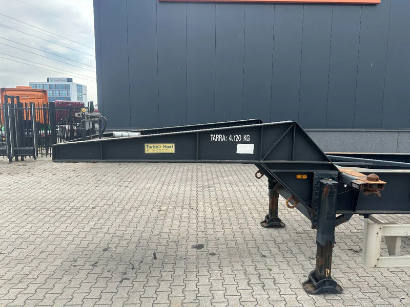 Puspiekabe noņemamā virsbūve/ Konteineru vedējs TURBOS HOET Turbo's Hoet 20FT High Cube GOOSENECK ADR CHASSIS / BPW + DISC / ADR (FL, AT, OX) / NL- trailer / APK / 2x available: foto 9 Puspiekabe noņemamā virsbūve/ Konteineru vedējs TURBOS HOET Turbo's Hoet 20FT High Cube GOOSENECK ADR CHASSIS / BPW + DISC / ADR (FL, AT, OX) / NL- trailer / APK / 2x available: foto 9