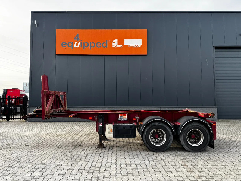 Van Hool 2 AXLE 20FT TIPPING-CHASSIS / TWIN-TIRES / BPW + DISC / ALCOA - Puspiekabe noņemamā virsbūve/ Konteineru vedējs: foto 2 Van Hool 2 AXLE 20FT TIPPING-CHASSIS / TWIN-TIRES / BPW + DISC / ALCOA - Puspiekabe noņemamā virsbūve/ Konteineru vedējs: foto 2