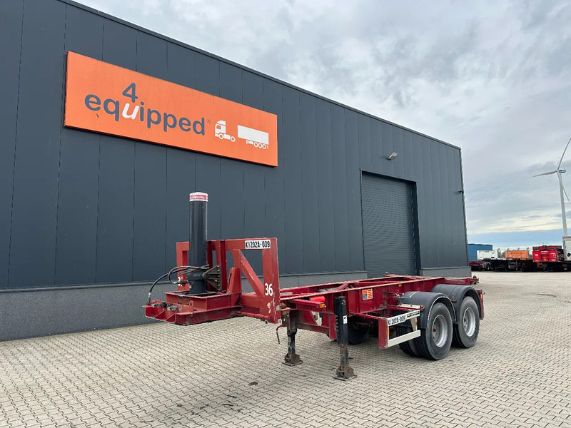 Van Hool 2 AXLE 20FT TIPPING-CHASSIS, TWIN-TIRES, BPW + DRUM, ALCOA - Puspiekabe noņemamā virsbūve/ Konteineru vedējs: foto 1 Van Hool 2 AXLE 20FT TIPPING-CHASSIS, TWIN-TIRES, BPW + DRUM, ALCOA - Puspiekabe noņemamā virsbūve/ Konteineru vedējs: foto 1