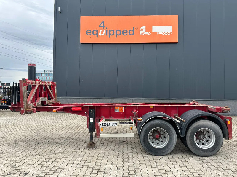 Van Hool 2 AXLE 20FT TIPPING-CHASSIS, TWIN-TIRES, BPW + DRUM, ALCOA - Puspiekabe noņemamā virsbūve/ Konteineru vedējs: foto 2 Van Hool 2 AXLE 20FT TIPPING-CHASSIS, TWIN-TIRES, BPW + DRUM, ALCOA - Puspiekabe noņemamā virsbūve/ Konteineru vedējs: foto 2