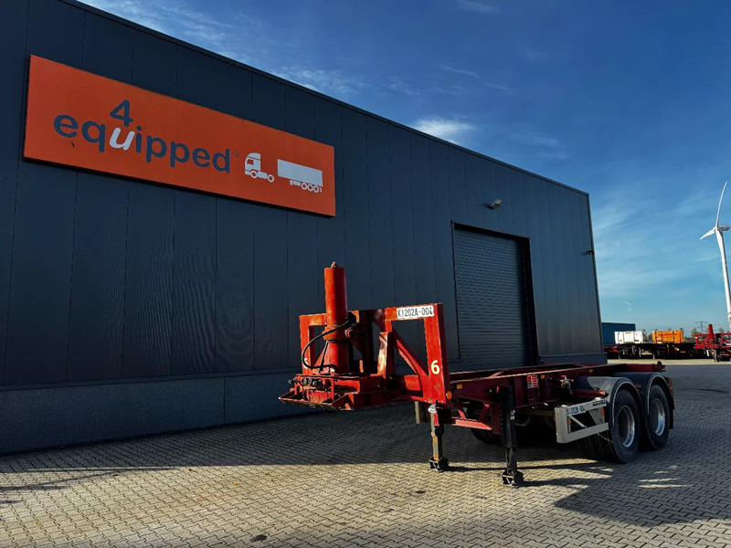 Van Hool 2 AXLE 20FT TIPPING-CHASSIS, TWIN-TIRES, BPW + DRUM, ALCOA - Puspiekabe noņemamā virsbūve/ Konteineru vedējs: foto 1 Van Hool 2 AXLE 20FT TIPPING-CHASSIS, TWIN-TIRES, BPW + DRUM, ALCOA - Puspiekabe noņemamā virsbūve/ Konteineru vedējs: foto 1