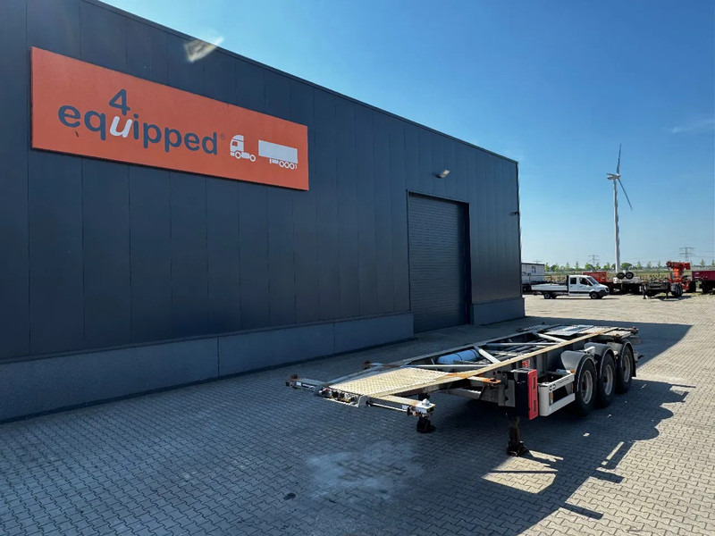 Van Hool 20FT/30FT, ADR (EX/II, EX/III, FL, AT), BPW + drum, ALCOA, galvanized, liftaxle, NL-Chassis, 80% tyres - Puspiekabe noņemamā virsbūve/ Konteineru vedējs: foto 1 Van Hool 20FT/30FT, ADR (EX/II, EX/III, FL, AT), BPW + drum, ALCOA, galvanized, liftaxle, NL-Chassis, 80% tyres - Puspiekabe noņemamā virsbūve/ Konteineru vedējs: foto 1