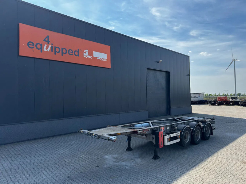 Van Hool 20FT/30FT, ADR (EX/II, EX/III, FL, OX, AT), BPW + drum, ALCOA, galvanized, liftaxle, NL-Chassis - Puspiekabe noņemamā virsbūve/ Konteineru vedējs: foto 1 Van Hool 20FT/30FT, ADR (EX/II, EX/III, FL, OX, AT), BPW + drum, ALCOA, galvanized, liftaxle, NL-Chassis - Puspiekabe noņemamā virsbūve/ Konteineru vedējs: foto 1