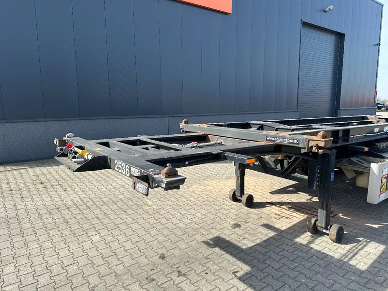 Puspiekabe noņemamā virsbūve/ Konteineru vedējs Van Hool 20FT Tipping-chassis, ADR (EX/II, EX/III, FL, AT), SAF, 2 liftaxles, APK/ADR: 10-2025: foto 12