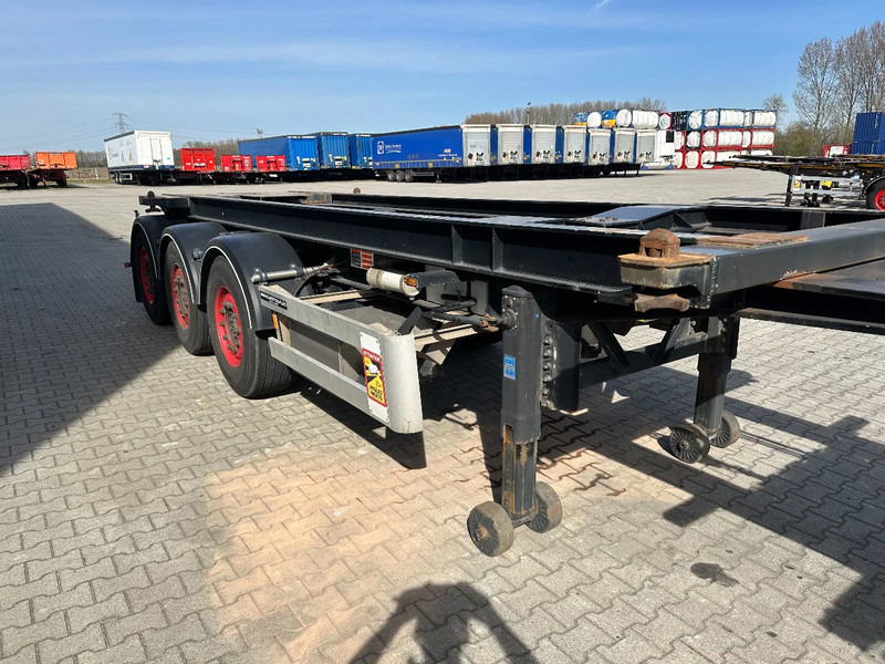 Puspiekabe noņemamā virsbūve/ Konteineru vedējs Van Hool 20FT Tipping-chassis, ADR (EX/II, EX/III, FL, AT), SAF, 2 liftaxles, APK/ADR: 10-2025: foto 16