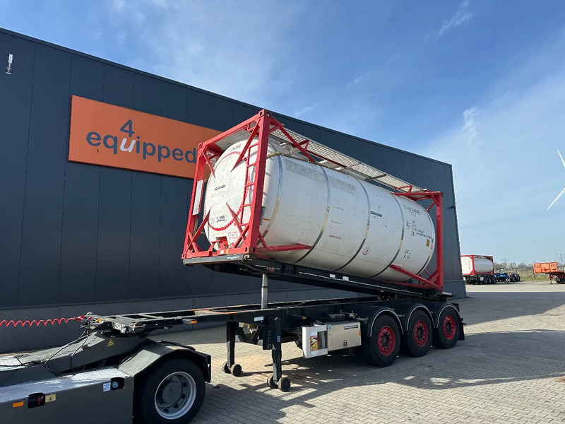 Van Hool 20FT Tipping-chassis, ADR (EX/II, EX/III, FL, AT), SAF, 2 liftaxles, APK/ADR: 10-2025 - Puspiekabe noņemamā virsbūve/ Konteineru vedējs: foto 1 Van Hool 20FT Tipping-chassis, ADR (EX/II, EX/III, FL, AT), SAF, 2 liftaxles, APK/ADR: 10-2025 - Puspiekabe noņemamā virsbūve/ Konteineru vedējs: foto 1