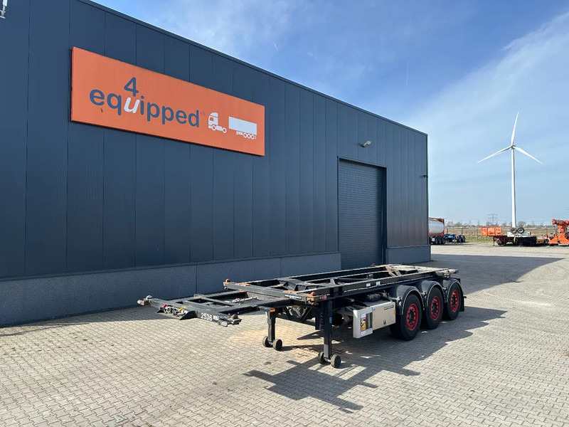 Van Hool 20FT Tipping-chassis, ADR (EX/II, EX/III, FL, AT), SAF, 2 liftaxles, APK/ADR: 10-2025 - Puspiekabe noņemamā virsbūve/ Konteineru vedējs: foto 2 Van Hool 20FT Tipping-chassis, ADR (EX/II, EX/III, FL, AT), SAF, 2 liftaxles, APK/ADR: 10-2025 - Puspiekabe noņemamā virsbūve/ Konteineru vedējs: foto 2