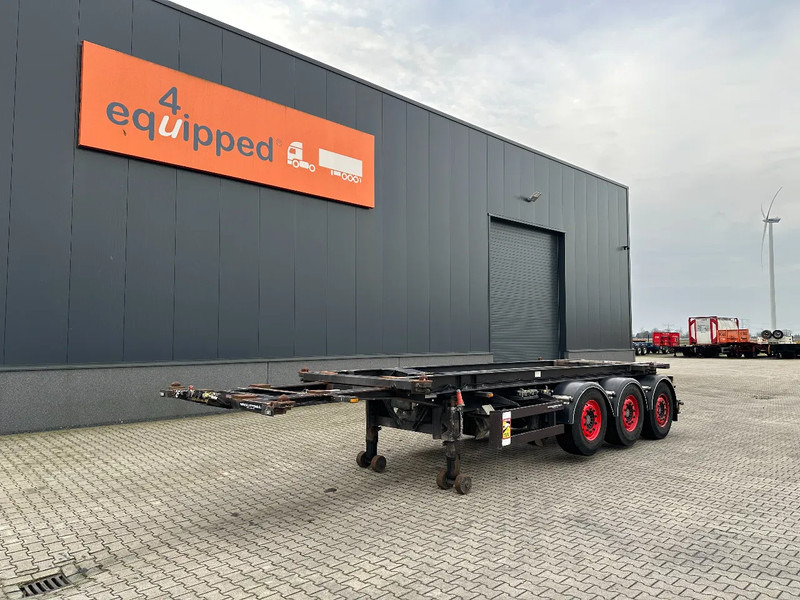 Van Hool 20FT Tipping-chassis, ADR (EX/II, EX/III, FL, AT), SAF + DISC, 2 liftaxles - Puspiekabe noņemamā virsbūve/ Konteineru vedējs: foto 2 Van Hool 20FT Tipping-chassis, ADR (EX/II, EX/III, FL, AT), SAF + DISC, 2 liftaxles - Puspiekabe noņemamā virsbūve/ Konteineru vedējs: foto 2