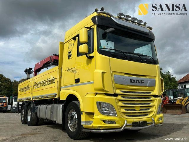DAF XF 480/HMF 2530 L-CR Kran/Lenk/Lift/Baustoff - Kravas auto ar manipulatoru: foto 2 DAF XF 480/HMF 2530 L-CR Kran/Lenk/Lift/Baustoff - Kravas auto ar manipulatoru: foto 2