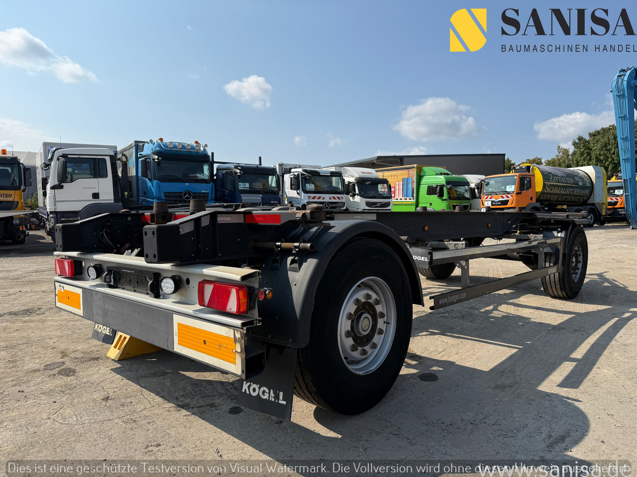 KÖGEL AW18/Wechselfahrgestell/BDF/Pneumatik - Piekabe šasija: foto 4 KÖGEL AW18/Wechselfahrgestell/BDF/Pneumatik - Piekabe šasija: foto 4