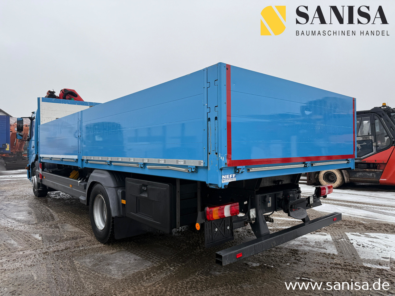 MERCEDES-BENZ Atego 1524/Palfinger PK 9.501/Funk - Bortu kravas automašīna/ Platforma, Kravas auto ar manipulatoru: foto 4 MERCEDES-BENZ Atego 1524/Palfinger PK 9.501/Funk - Bortu kravas automašīna/ Platforma, Kravas auto ar manipulatoru: foto 4