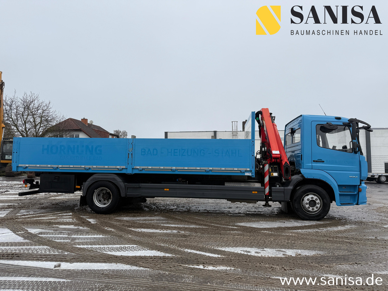 MERCEDES-BENZ Atego 1524/Palfinger PK 9.501/Funk - Bortu kravas automašīna/ Platforma, Kravas auto ar manipulatoru: foto 2 MERCEDES-BENZ Atego 1524/Palfinger PK 9.501/Funk - Bortu kravas automašīna/ Platforma, Kravas auto ar manipulatoru: foto 2