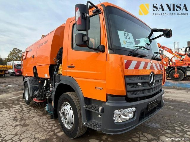 Mercedes-Benz Atego 1318/Bucher CityFant 6000 - Ielu tīrīšanas mašīna: foto 1 Mercedes-Benz Atego 1318/Bucher CityFant 6000 - Ielu tīrīšanas mašīna: foto 1