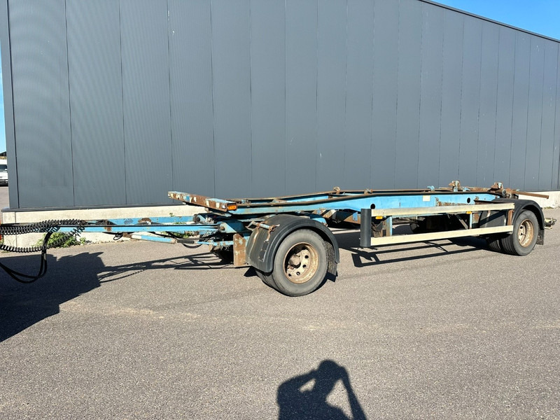 AJK AEEL/10-20 - 20T CONTAINERAANHANGER LUCHTVERING - DRUM BRAKES - AIR SUSP. - GIGANT ASSEN - 40mm - BELGISCHE PAPIEREN - Piekabe noņemamā virsbūve/ Konteineru vedējs: foto 1 AJK AEEL/10-20 - 20T CONTAINERAANHANGER LUCHTVERING - DRUM BRAKES - AIR SUSP. - GIGANT ASSEN - 40mm - BELGISCHE PAPIEREN - Piekabe noņemamā virsbūve/ Konteineru vedējs: foto 1
