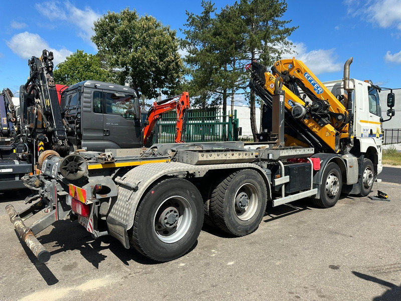 DAF CF 480 8x4 HOOKLIFT + CRANE (19m!) EFFER 205 / 6S + WINCH - RETARDER - *165.000km* - VERY NICE - Pacēlājs ar āķi, Kravas auto ar manipulatoru: foto 4 DAF CF 480 8x4 HOOKLIFT + CRANE (19m!) EFFER 205 / 6S + WINCH - RETARDER - *165.000km* - VERY NICE - Pacēlājs ar āķi, Kravas auto ar manipulatoru: foto 4