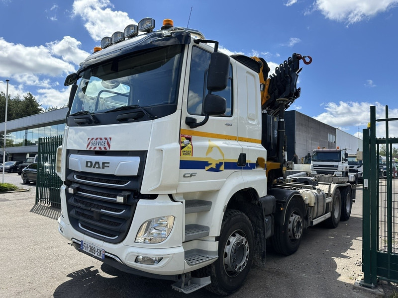 DAF CF 480 8x4 HOOKLIFT + CRANE (19m!) EFFER 205 / 6S + WINCH - RETARDER - *165.000km* - VERY NICE - Kravas auto ar manipulatoru: foto 3 DAF CF 480 8x4 HOOKLIFT + CRANE (19m!) EFFER 205 / 6S + WINCH - RETARDER - *165.000km* - VERY NICE - Kravas auto ar manipulatoru: foto 3