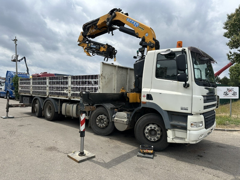 DAF CF 85.360 8x2 + CRANE (25m!) EFFER 305 6S + JIB 4S + ROTATOR - PLATORM 7m60 - LIFT + STEERING AXLE - EURO 5 - BE - Kravas auto ar manipulatoru: foto 2 DAF CF 85.360 8x2 + CRANE (25m!) EFFER 305 6S + JIB 4S + ROTATOR - PLATORM 7m60 - LIFT + STEERING AXLE - EURO 5 - BE - Kravas auto ar manipulatoru: foto 2