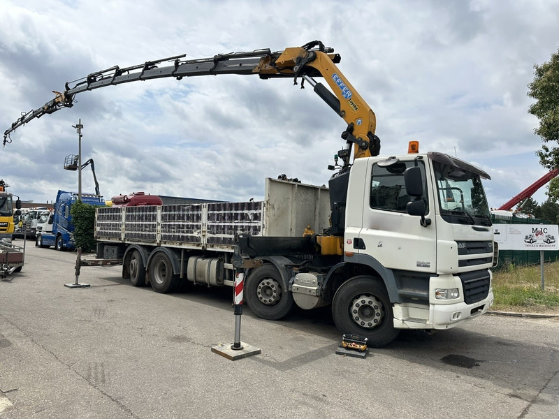 DAF CF 85.360 8x2 + KRAN (25m!) EFFER 305 6S + JIB 4S + ROTATOR - PLATORM 7m60 - LIFT + STEERING AXLE - EURO 5 - BE - Bortu kravas automašīna/ Platforma, Kravas auto ar manipulatoru: foto 2 DAF CF 85.360 8x2 + KRAN (25m!) EFFER 305 6S + JIB 4S + ROTATOR - PLATORM 7m60 - LIFT + STEERING AXLE - EURO 5 - BE - Bortu kravas automašīna/ Platforma, Kravas auto ar manipulatoru: foto 2
