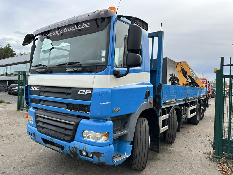 DAF CF 85.360 8x2 PLATFORM 7m35 + CRANE EFFER 165-3S + RADIO - MANUAL GEARBOX ZF - EURO 5 - BE TRUCK - Kravas auto ar manipulatoru: foto 4 DAF CF 85.360 8x2 PLATFORM 7m35 + CRANE EFFER 165-3S + RADIO - MANUAL GEARBOX ZF - EURO 5 - BE TRUCK - Kravas auto ar manipulatoru: foto 4