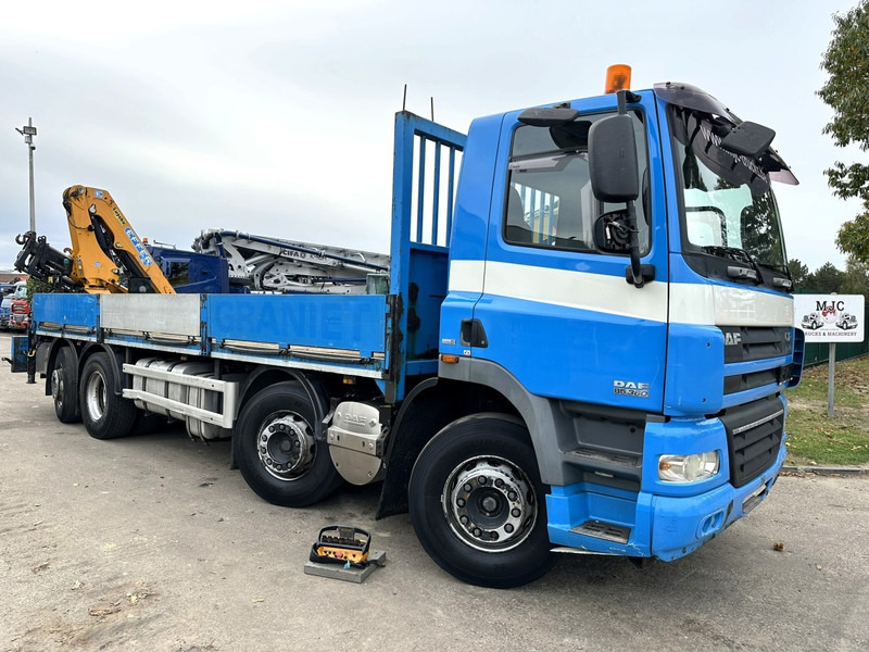 DAF CF 85.360 8x2 PRITSCHE 7m35 + KRAN EFFER 165-3S + RADIO - MANUAL GEARBOX ZF - EURO 5 - BE TRUCK - Bortu kravas automašīna/ Platforma, Kravas auto ar manipulatoru: foto 1 DAF CF 85.360 8x2 PRITSCHE 7m35 + KRAN EFFER 165-3S + RADIO - MANUAL GEARBOX ZF - EURO 5 - BE TRUCK - Bortu kravas automašīna/ Platforma, Kravas auto ar manipulatoru: foto 1