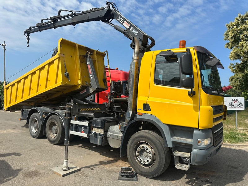 DAF CF 85.410 6X4 21T HOOKLIFT + CRANE HIAB 166-3 HIPRO + ROTATOR - 5/6F - RETARDER - TÜV 10/2025 - EURO 5 - BE TRUCK - Pacēlājs ar āķi, Kravas auto ar manipulatoru: foto 1 DAF CF 85.410 6X4 21T HOOKLIFT + CRANE HIAB 166-3 HIPRO + ROTATOR - 5/6F - RETARDER - TÜV 10/2025 - EURO 5 - BE TRUCK - Pacēlājs ar āķi, Kravas auto ar manipulatoru: foto 1