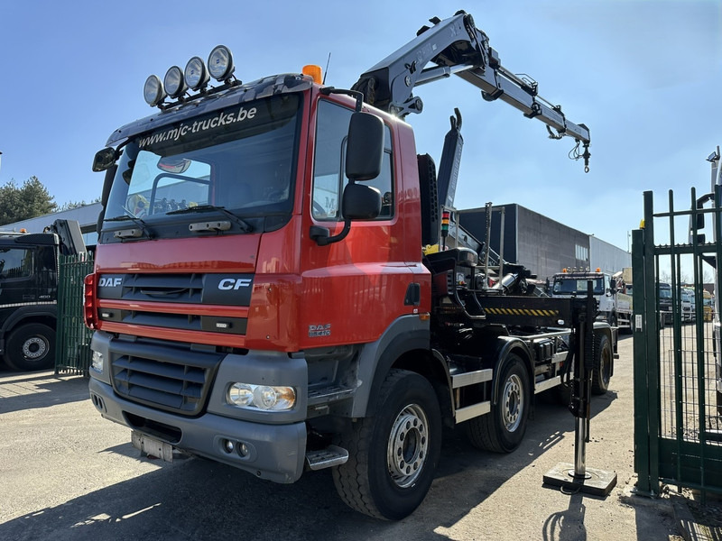 DAF CF 85.410 8x4 HOOKLIFT + CRANE HIAB 244 EP-3 HIDUO - Radio - Rotator - RETARDER - EURO 4 - BIG AXLES HUB REDUCTION - Pacēlājs ar āķi, Kravas auto ar manipulatoru: foto 5 DAF CF 85.410 8x4 HOOKLIFT + CRANE HIAB 244 EP-3 HIDUO - Radio - Rotator - RETARDER - EURO 4 - BIG AXLES HUB REDUCTION - Pacēlājs ar āķi, Kravas auto ar manipulatoru: foto 5