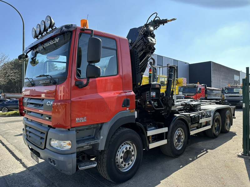 DAF CF 85.410 8x4 HOOKLIFT + CRANE HIAB 244 EP-3 HIDUO - Radio - Rotator - RETARDER - EURO 4 - BIG AXLES HUB REDUCTION - Pacēlājs ar āķi, Kravas auto ar manipulatoru: foto 4 DAF CF 85.410 8x4 HOOKLIFT + CRANE HIAB 244 EP-3 HIDUO - Radio - Rotator - RETARDER - EURO 4 - BIG AXLES HUB REDUCTION - Pacēlājs ar āķi, Kravas auto ar manipulatoru: foto 4