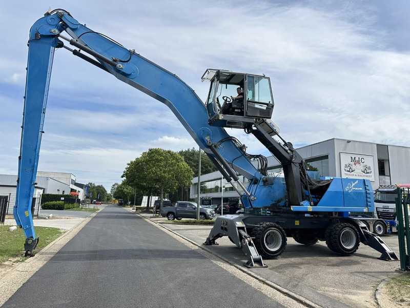 Fuchs TEREX MHL 360 OVERSLAGKRAAN / MATERIAL HANDLER / UMSCHLAGBAGGER - TOP ZUSTAND - Riteņu ekskavators: foto 4 Fuchs TEREX MHL 360 OVERSLAGKRAAN / MATERIAL HANDLER / UMSCHLAGBAGGER - TOP ZUSTAND - Riteņu ekskavators: foto 4