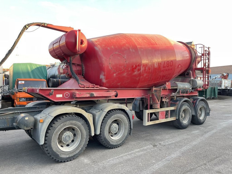 Hoenkhaus 12m3 CONCRETE MIXER 2 Axles SAF - AIR SUSP. - DRUM BRAKES - BE TRAILER - Betona maisītājs puspiekabe: foto 1 Hoenkhaus 12m3 CONCRETE MIXER 2 Axles SAF - AIR SUSP. - DRUM BRAKES - BE TRAILER - Betona maisītājs puspiekabe: foto 1