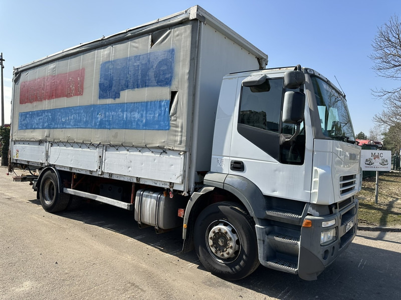Iveco STRALIS 270 - 190S27 4x2 BACHER RIDELLES / BOX + ALU SIDE BOARDS - 6m90 - MANUAL ZF - EURO 3 - AIR SUSPENSION - Kravas automašīna ar tentu: foto 1 Iveco STRALIS 270 - 190S27 4x2 BACHER RIDELLES / BOX + ALU SIDE BOARDS - 6m90 - MANUAL ZF - EURO 3 - AIR SUSPENSION - Kravas automašīna ar tentu: foto 1