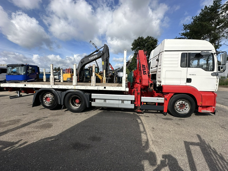MAN TG 360 A 6x2 + CRANE ATLAS 100.1 A3 - PLATFORM 5m80 - E3 - LIFT-AXLE - FULL AIR SUSPENSION - ZF AS TRONIC - BE TRUCK - Kravas auto ar manipulatoru: foto 3 MAN TG 360 A 6x2 + CRANE ATLAS 100.1 A3 - PLATFORM 5m80 - E3 - LIFT-AXLE - FULL AIR SUSPENSION - ZF AS TRONIC - BE TRUCK - Kravas auto ar manipulatoru: foto 3