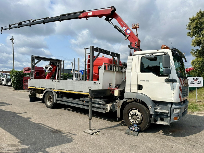 MAN TGM 18.240 4x2 + 2010 CRANE HMF 1420 K6 (17.5m! 6x) RADIO - PLATFORM 6m60 - MANUAL - EURO 3 - BE TRUCK - Bortu kravas automašīna/ Platforma, Kravas auto ar manipulatoru: foto 2 MAN TGM 18.240 4x2 + 2010 CRANE HMF 1420 K6 (17.5m! 6x) RADIO - PLATFORM 6m60 - MANUAL - EURO 3 - BE TRUCK - Bortu kravas automašīna/ Platforma, Kravas auto ar manipulatoru: foto 2