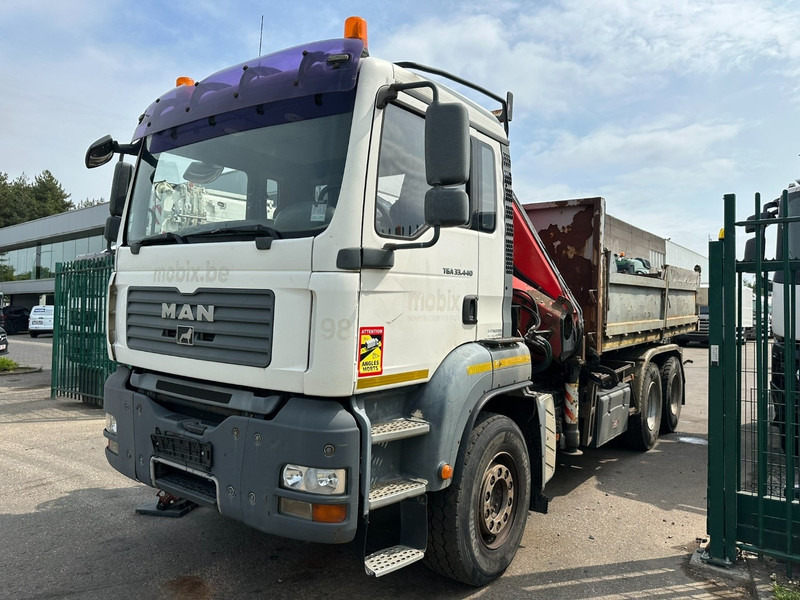 MAN TGS 33.440 6x4 TIPPER + CRANE FASSI F230 - 5x HYDR - 5/6 F Rotator - BIG AXLES HUB REDUCTION / STEEL SPRING - Kravas automašīna pašizgāzējs, Kravas auto ar manipulatoru: foto 4 MAN TGS 33.440 6x4 TIPPER + CRANE FASSI F230 - 5x HYDR - 5/6 F Rotator - BIG AXLES HUB REDUCTION / STEEL SPRING - Kravas automašīna pašizgāzējs, Kravas auto ar manipulatoru: foto 4