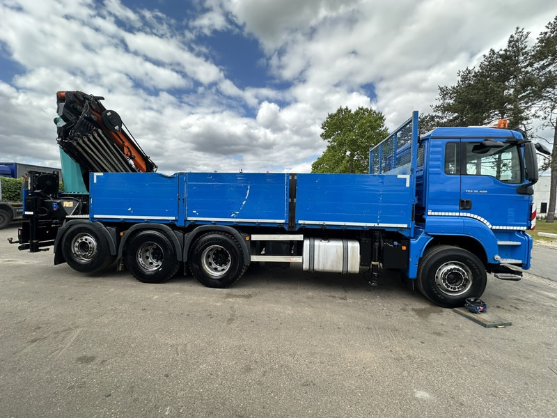 MAN TGS 35.400 8x4 TRIDEM + (32.5m) KRAN HMF 4720 K6 + JIB FJ1000 K4 - PRITSCHE 6m - LIFT/LENK ACHSE - RADIO - 5E F - BELGISCHE LKW - Bortu kravas automašīna/ Platforma, Kravas auto ar manipulatoru: foto 4 MAN TGS 35.400 8x4 TRIDEM + (32.5m) KRAN HMF 4720 K6 + JIB FJ1000 K4 - PRITSCHE 6m - LIFT/LENK ACHSE - RADIO - 5E F - BELGISCHE LKW - Bortu kravas automašīna/ Platforma, Kravas auto ar manipulatoru: foto 4