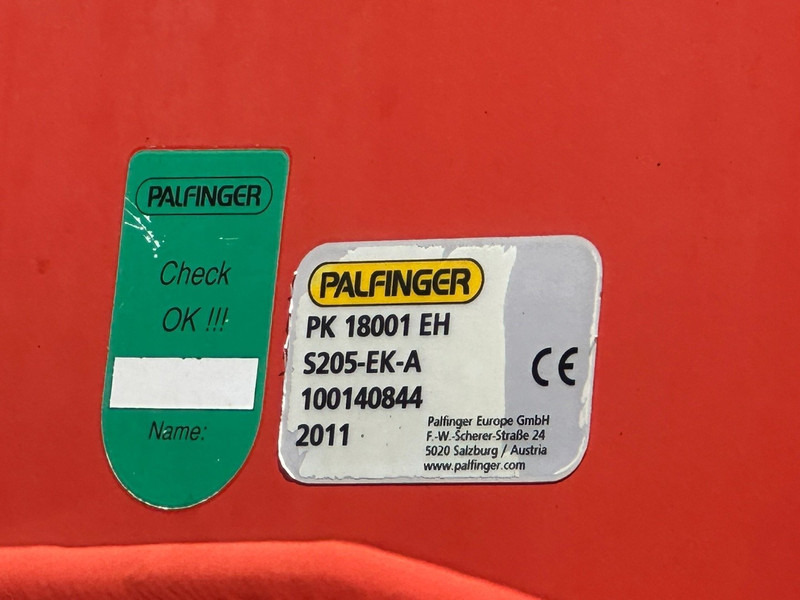 Pacēlājs ar āķi, Kravas auto ar manipulatoru MAN TGS 35.400 8x4 TRIDEM HOOKLIFT T22 + CRANE PALFINGER PK 18001 EH + RADIO - EURO 5 - LIFT/STEERING AXLE - BE TRUCK: foto 18