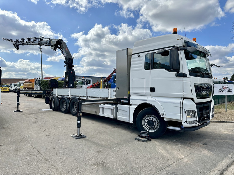 MAN TGX 35.420 8x4-4 TRIDEM PRTISCHE 6m40 + KRAN (26m!) HIAB X-HIPRO 408 E-5 + JIB 100X-5 - *306.245km* - BE TRUCK - Bortu kravas automašīna/ Platforma, Kravas auto ar manipulatoru: foto 2 MAN TGX 35.420 8x4-4 TRIDEM PRTISCHE 6m40 + KRAN (26m!) HIAB X-HIPRO 408 E-5 + JIB 100X-5 - *306.245km* - BE TRUCK - Bortu kravas automašīna/ Platforma, Kravas auto ar manipulatoru: foto 2