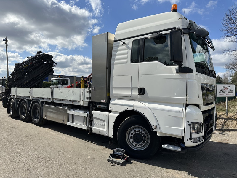 MAN TGX 35.420 8x4-4 TRIDEM PRTISCHE 6m40 + KRAN (26m!) HIAB X-HIPRO 408 E-5 + JIB 100X-5 - *306.245km* - BE TRUCK - Bortu kravas automašīna/ Platforma, Kravas auto ar manipulatoru: foto 1 MAN TGX 35.420 8x4-4 TRIDEM PRTISCHE 6m40 + KRAN (26m!) HIAB X-HIPRO 408 E-5 + JIB 100X-5 - *306.245km* - BE TRUCK - Bortu kravas automašīna/ Platforma, Kravas auto ar manipulatoru: foto 1