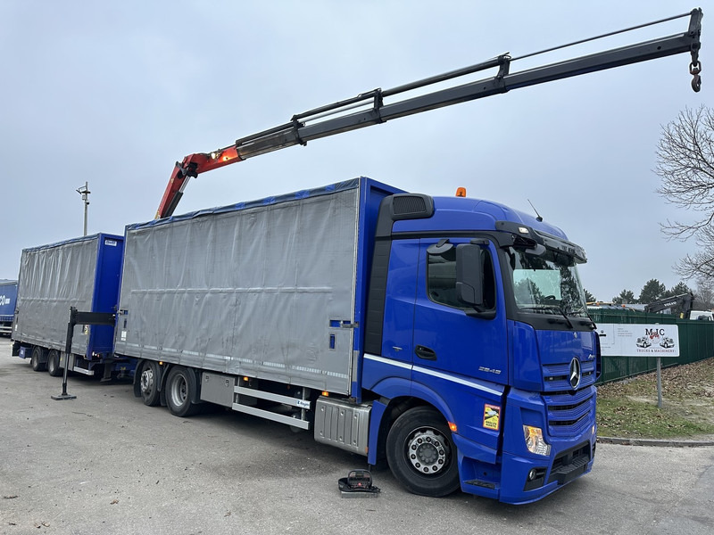 Mercedes-Benz Actros 2645 6x2 105m³ JUMBO + RETARDER + CRANE PALFINGER PK 19.001 SLD (4x) + RADIO - *FULL AIR* - FRIGO - EURO 6 - SAF AXLES - BELGIAN TRUCK - Kravas auto ar manipulatoru: foto 1 Mercedes-Benz Actros 2645 6x2 105m³ JUMBO + RETARDER + CRANE PALFINGER PK 19.001 SLD (4x) + RADIO - *FULL AIR* - FRIGO - EURO 6 - SAF AXLES - BELGIAN TRUCK - Kravas auto ar manipulatoru: foto 1