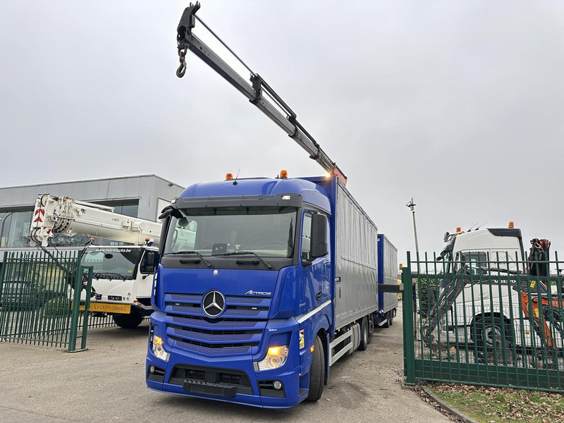 Mercedes-Benz Actros 2645 6x2 105m³ JUMBO + RETARDER + KRAN PALFINGER PK 19.001 SLD (4x) + RADIO - *FULL AIR* - FRIGO - EURO 6 - SAF AXLES - BELGIAN TRUCK - Kravas automašīna ar slēgto virsbūvi, Kravas auto ar manipulatoru: foto 4 Mercedes-Benz Actros 2645 6x2 105m³ JUMBO + RETARDER + KRAN PALFINGER PK 19.001 SLD (4x) + RADIO - *FULL AIR* - FRIGO - EURO 6 - SAF AXLES - BELGIAN TRUCK - Kravas automašīna ar slēgto virsbūvi, Kravas auto ar manipulatoru: foto 4