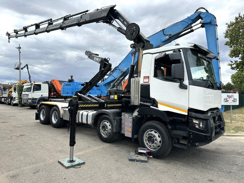 Renault C460 8x4 + (19m!) KRAN HIAB 288 E-6 HIDUO - RADIO - 5/6 F - STEEL SPRING / HUB REDUCTION - BE TRUCK - Pacēlājs ar āķi, Kravas auto ar manipulatoru: foto 1 Renault C460 8x4 + (19m!) KRAN HIAB 288 E-6 HIDUO - RADIO - 5/6 F - STEEL SPRING / HUB REDUCTION - BE TRUCK - Pacēlājs ar āķi, Kravas auto ar manipulatoru: foto 1