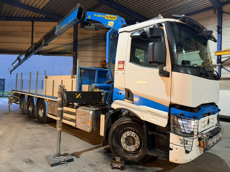 Renault C480 8x4 TRIDEM + CRANE (20m!) PALFINGER PK33002-EH E (6x) - PLATFORM 8m25 - LIFT/STEERING - GOOD TIRES - BE TRUCK - Kravas auto ar manipulatoru: foto 1 Renault C480 8x4 TRIDEM + CRANE (20m!) PALFINGER PK33002-EH E (6x) - PLATFORM 8m25 - LIFT/STEERING - GOOD TIRES - BE TRUCK - Kravas auto ar manipulatoru: foto 1